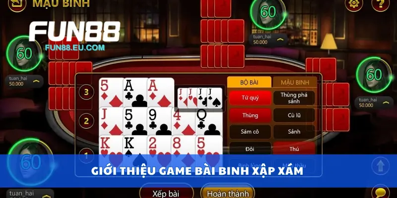 Giới thiệu game bài binh xập xám